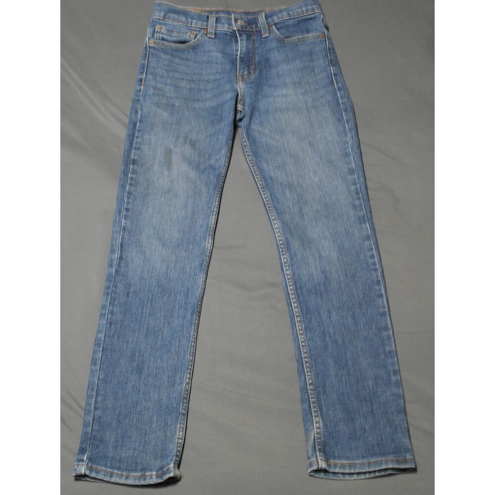 LEVIS 511 Women's Red Tab Blue Jeans 28x30 Slim Fit Straight Leg Denim